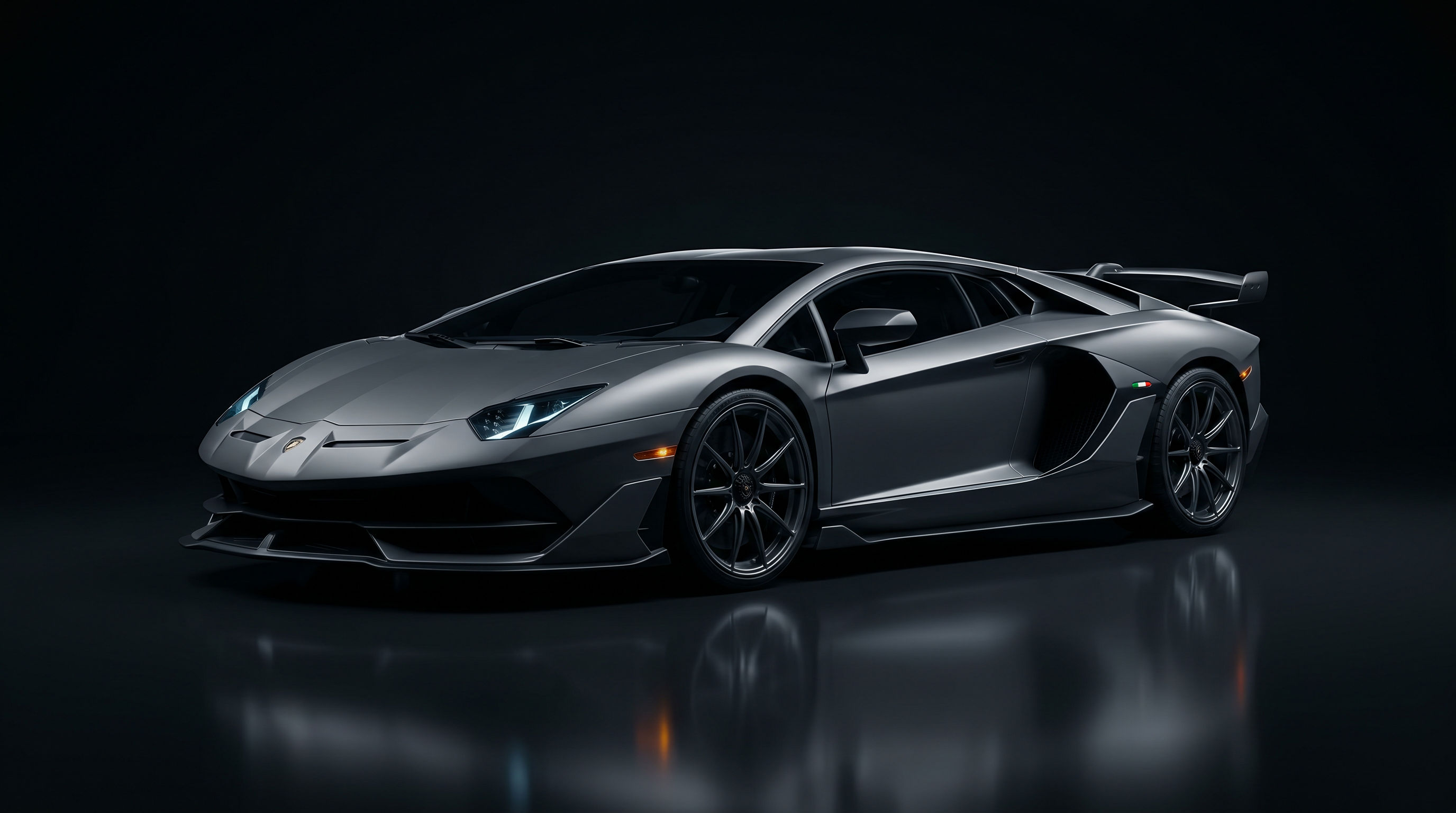 Lamborghini Aventador SVJ — gris satiné